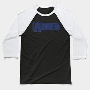 ANDEN Ministries Logo Blue Distressed Baseball T-Shirt